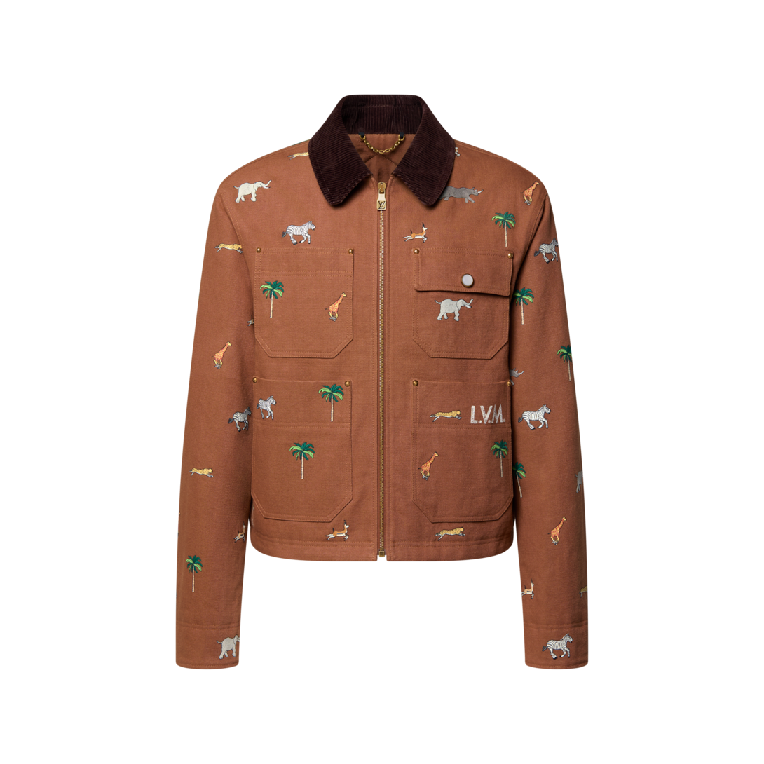 Louis Vuitton 21aw ポンテッドグラフィック　シェルジャケット louis-vuitton--